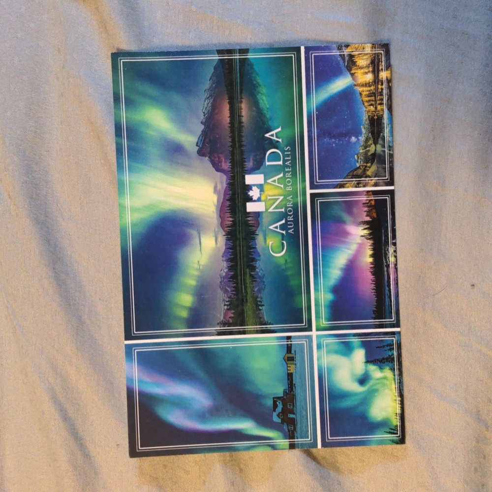 Canada Aurora Borealis Postcard 3 for $10